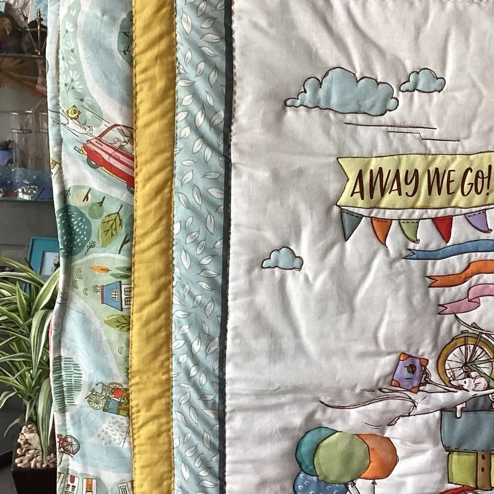 New with Tags Children's Adventure Hand Crafted Quilt